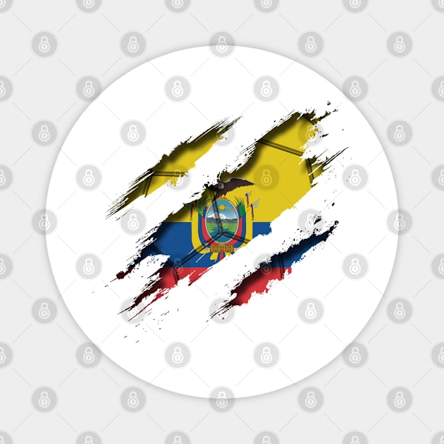 Ecuador Football Magnet by blackcheetah